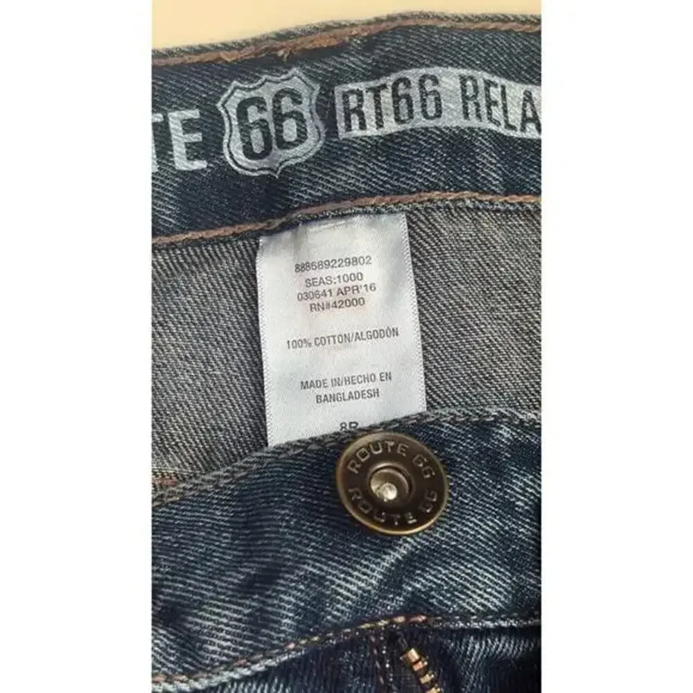 NWT Route 66 Boy's Jeans Adjustable Waist Straight Leg Jeans